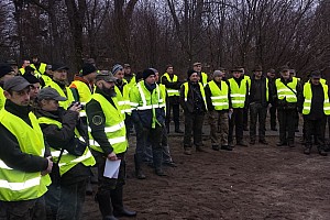 Inwentaryzacja zwierzyny metodą tyraliery